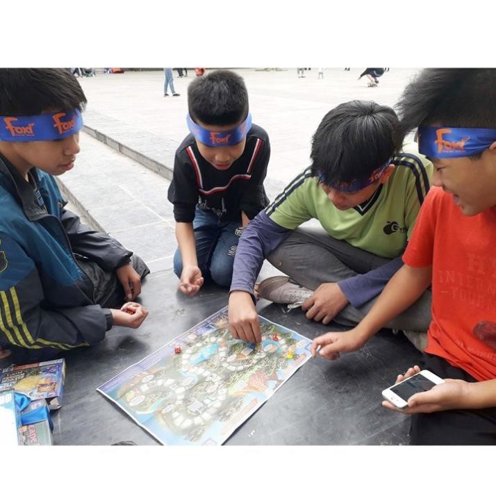 Board game-Đi tìm kho báu phần 1-Foxi-trò chơi gia đình tương tác phát triển tư duy và vui nhộn
