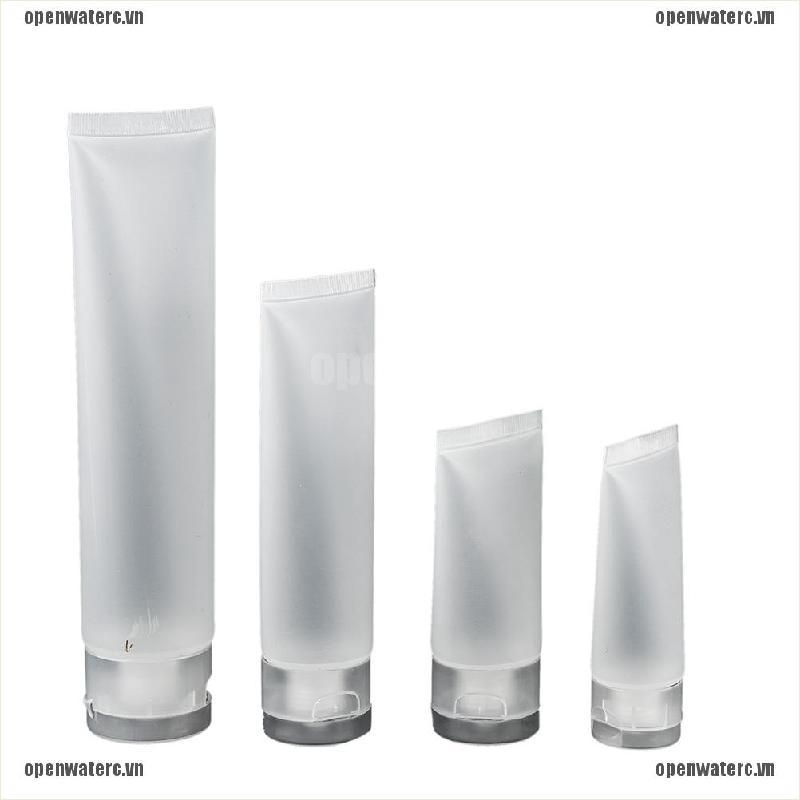 (Hàng Mới Về) Bộ 5 Tuýp Rỗng Trong Suốt Đựng Kem Dưỡng Thể Tích 20 / 30 / 50 / 100ml | BigBuy360 - bigbuy360.vn