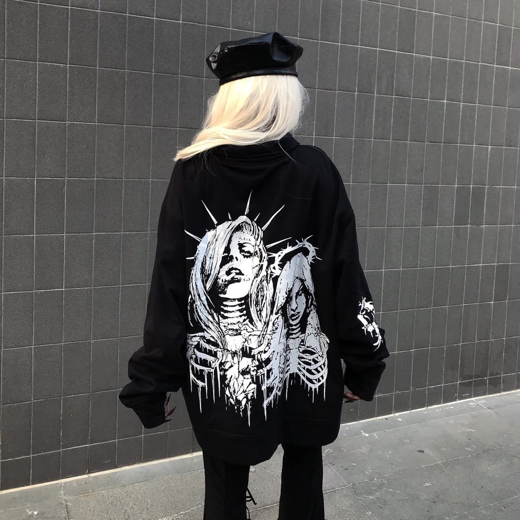 Áo khoác cardigan vah studio Death Áo nỉ cardigan vah.studio chất nỉ cua cao cấp