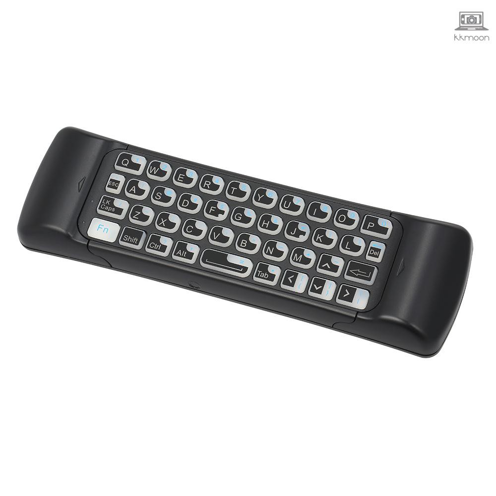 MINIX NEO W2 2.4 GHz MINI Wireless Keyboard Windows 2-in-1 Remote Control for Windows 10 MINI PC Home Theater Computer Black