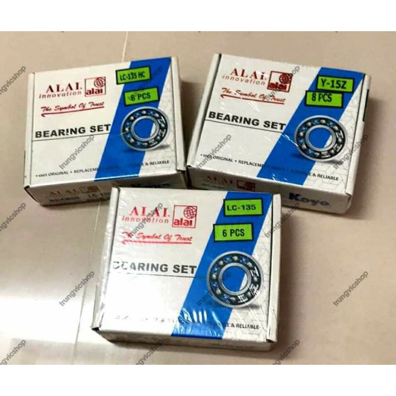 Full bộ bạc đạn máy Koyo japan dành cho Exciter