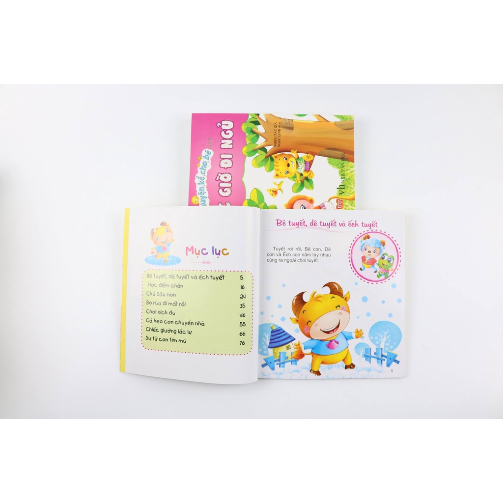 Sách - Chuyện kể cho bé trước giờ đi ngủ (tập 2) - Sách tranh rèn phẩm chất cho trẻ 0 - 6 tuổi