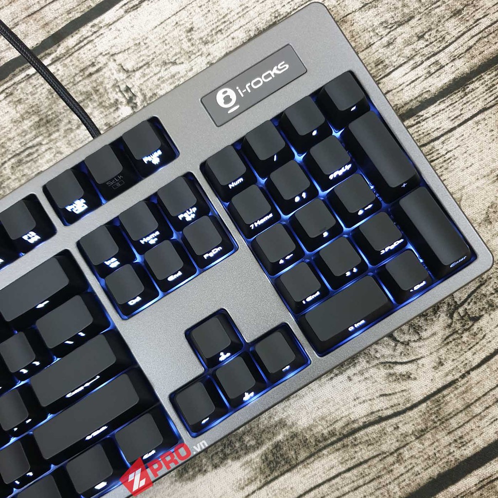 Bàn phím cơ i-Rocks K68M - Cherry Blue Switch