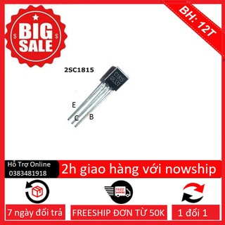 combo 30 Transistor  NPN C1815 0.15A-50V( Chân cắm TO-92)-linhkiendientubk
