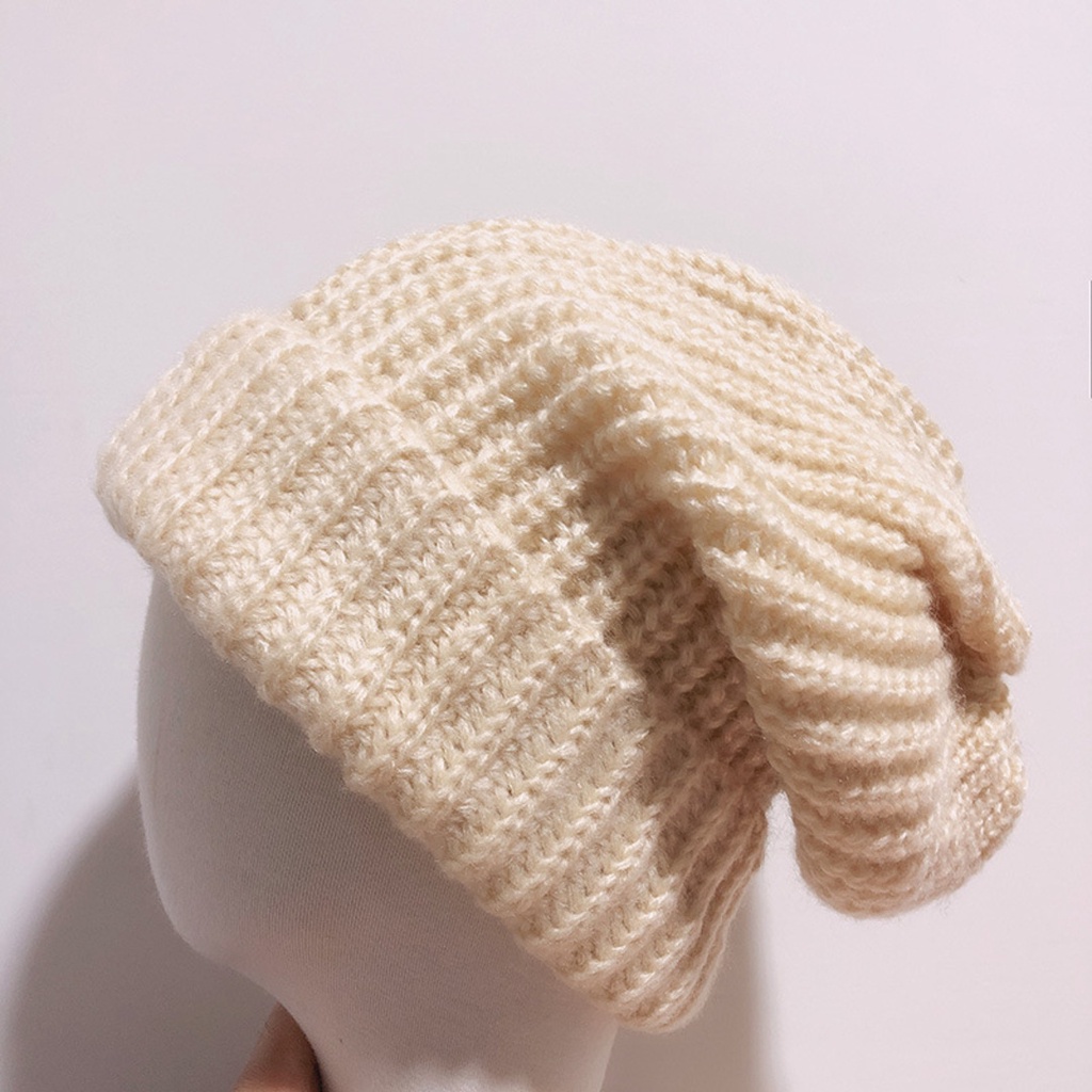 Mũ len nữ hàn quốc slouchy YOLA SHOP giữ ấm mùa đông dày dặn MULE.004 (QUÀ TẶNG CỘT TÓC)