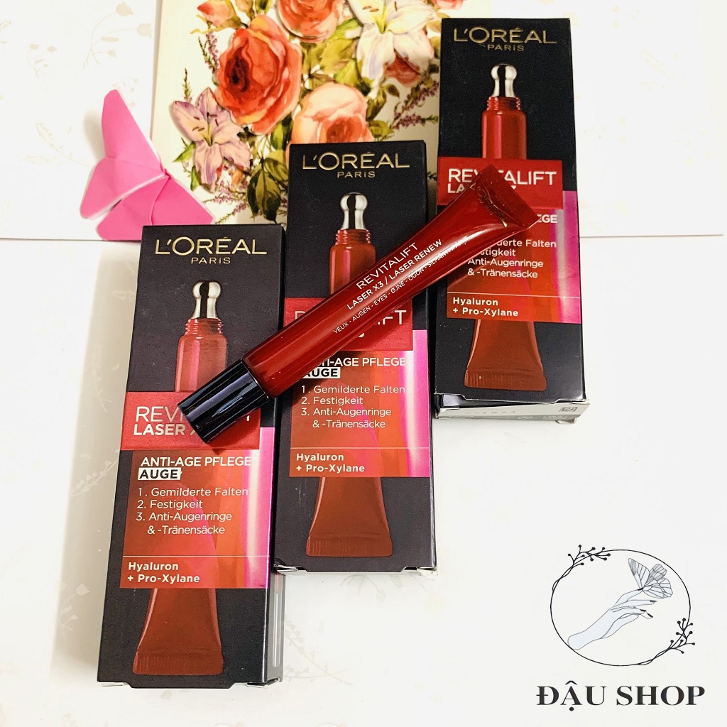 Kem dưỡng mắt chống lão hóa Loreal Revitalift Laser X3 Anti-Age