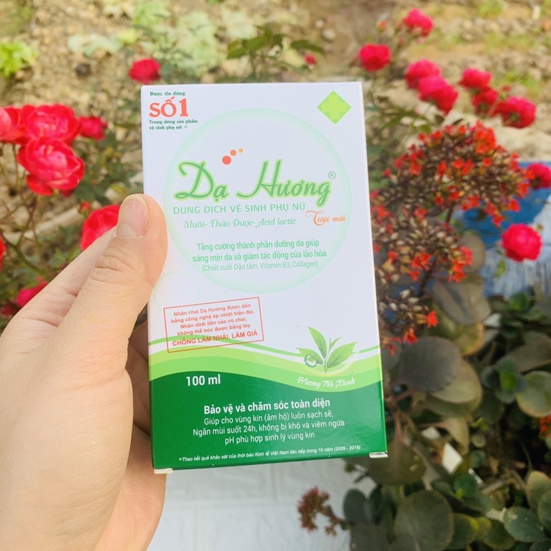 Dung Dịch Vệ Sinh Phụ Nữ Dạ Hương 100ml (Mẫu Mới)