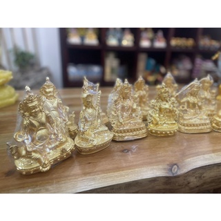 Bộ tượng thất phật dược sư 13cm composit lưu ly