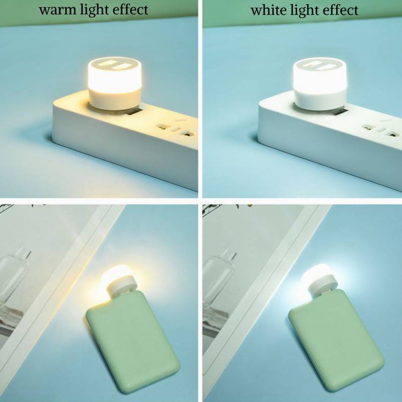 Đèn Ngủ USB Tròn Siêu Sáng Đa Năng Sáng Tạo Tiện Dụng