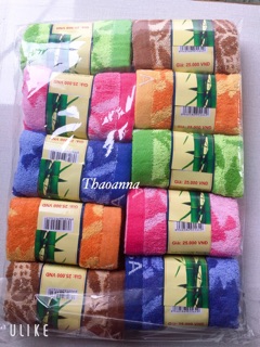 Khăn rửa mặt sợi tre siêu mềm cao cấp 30*50cm