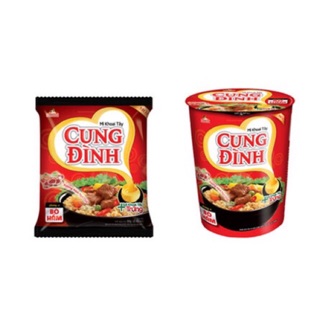 [Hàng chuẩn] Mì tôm Cốc Cung Đình đủ vị 65gr