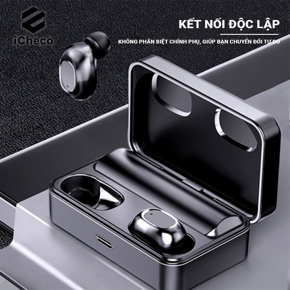 Tai nghe nhét tai bluetooth ICHECO TW01 không dây chống tiếng ồn