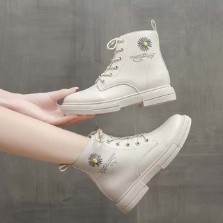 Boot da thêu hoa cúc siêu hot