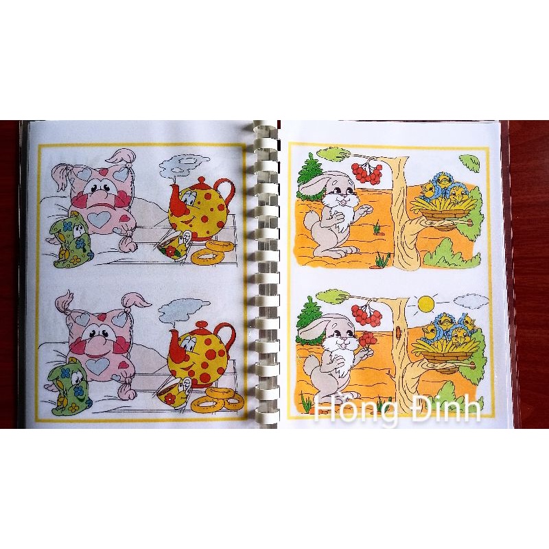 Học Liệu Tìm điểm khác nhau