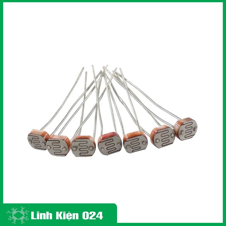 Cảm biến ánh sáng quang trở CDS 5mm/10mm (1 chiếc)