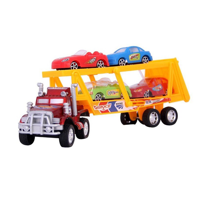 [FREESHIP] Đồ chơi Xe Ô Tô Container 🚘GIÁ RẺ NHẤT🚘Chở Siêu Xe Hàng Việt Nam ( Long Thủy) đồ chơi trí tuệ