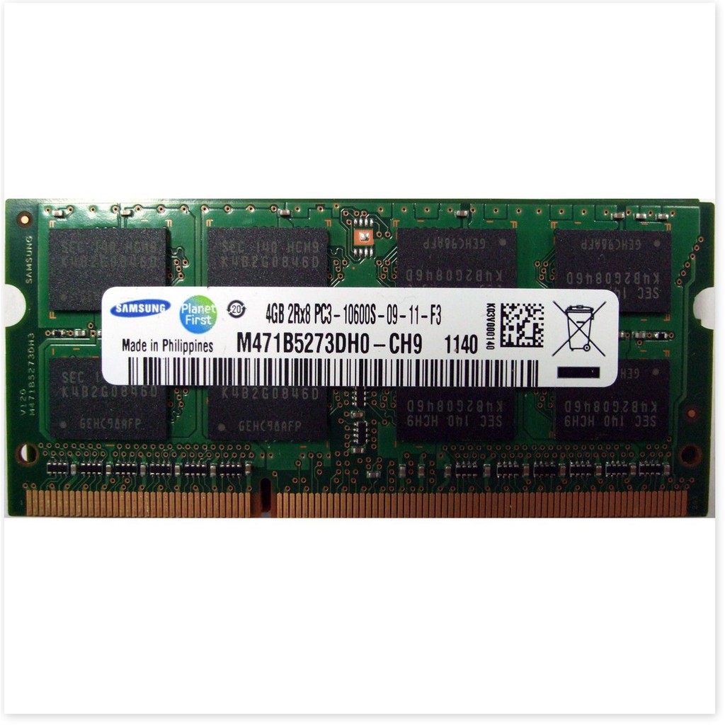 🆕 Ram laptop DDR3 tháo máy 2gb - 4gb bus 1333 Pc3 - Bảo hành 12 tháng