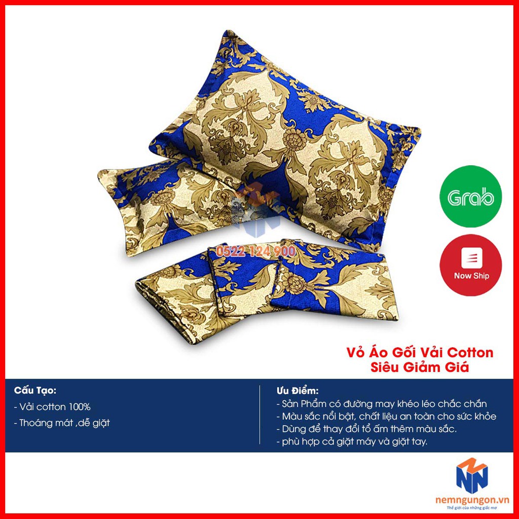 Vỏ áo gối nằm vải cotton [CHỦ YẾU LẤY FEEDBACK] - Giao màu ngẫu nhiên | BigBuy360 - bigbuy360.vn
