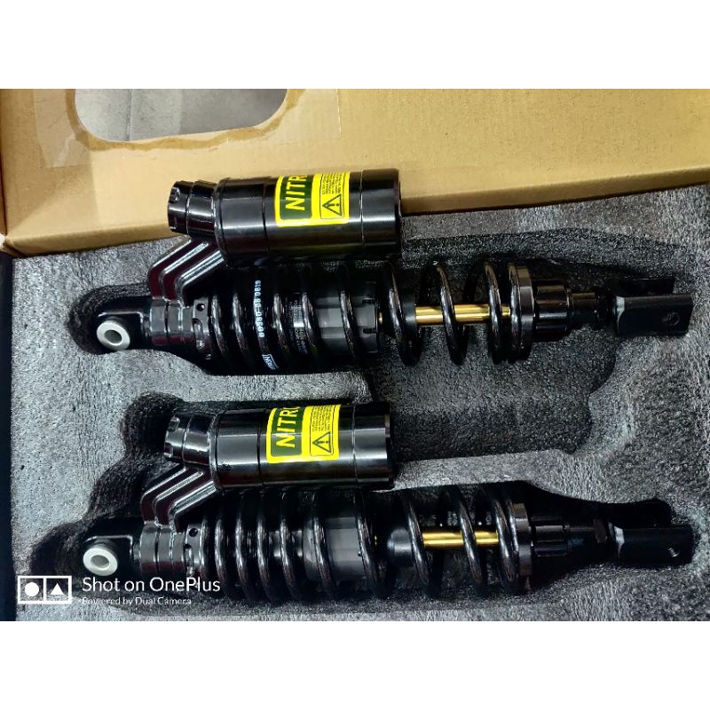 Phuộc NITRON/RCB/Ohlins FULL ĐEN lắp Airblade Nouvo LX Nouvo4_5_6 NVX Nouvo SX Impulse Shark PCX....
