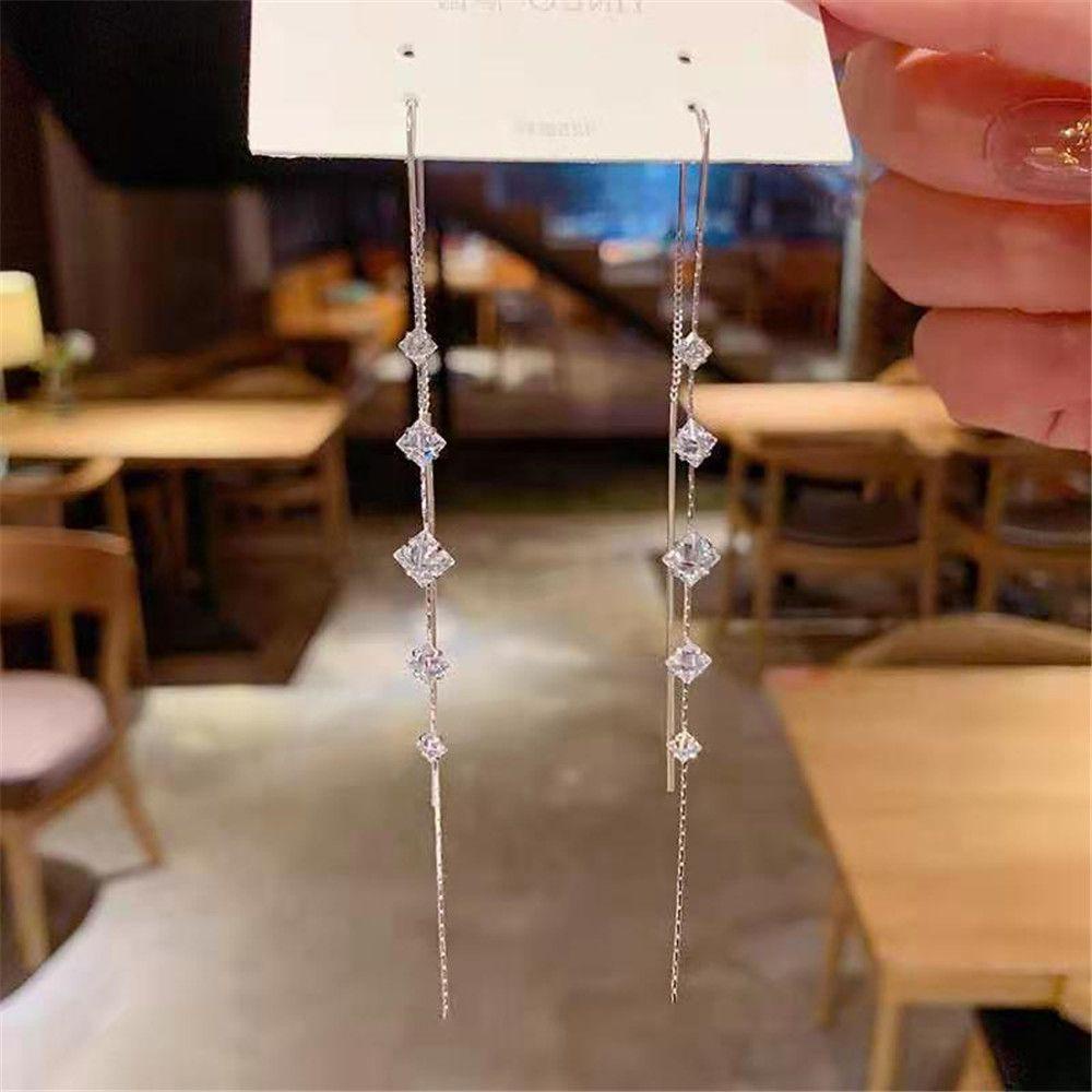 SUMU Bông Tai Dáng Dài Phong Cách Vintage Thời Trang Cho Nữ