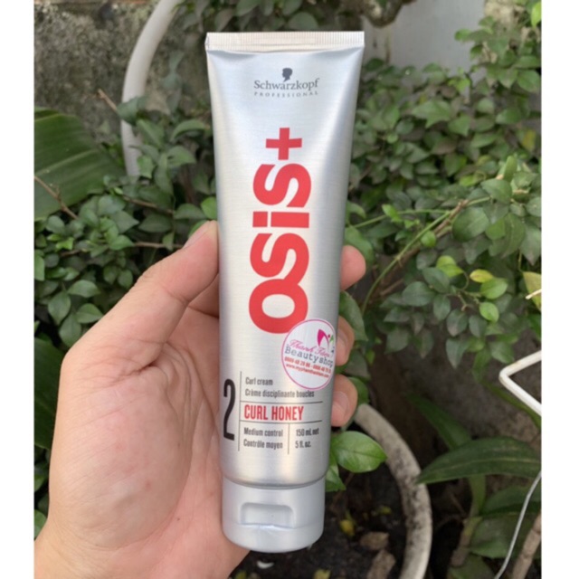 Kem tạo lọn sóng xoăn giữ nếp tóc Schwarzkopf Osis+ 2 Curl Honey Cream 150ml