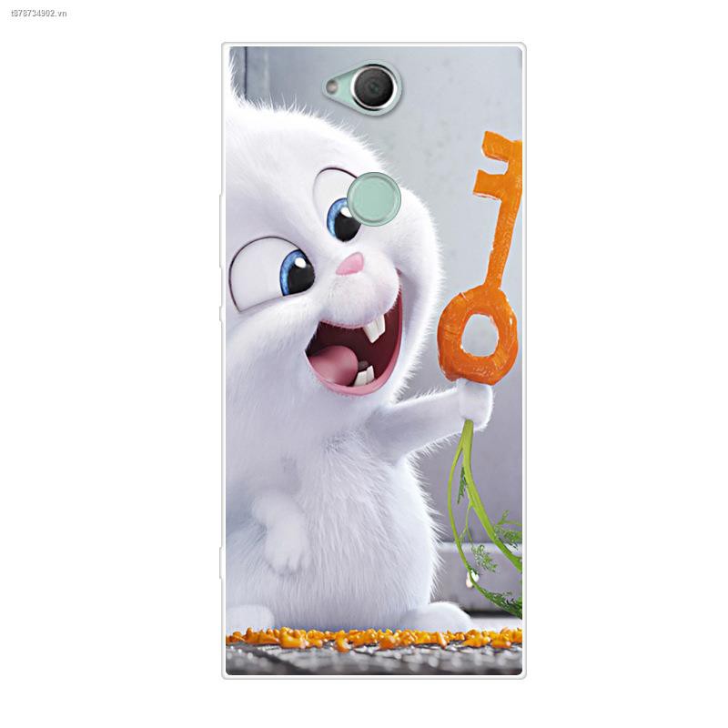 ℡✉Sony Xperia XA2 Plus TPU painted mobile phone case cute cartoon protective cover from stock