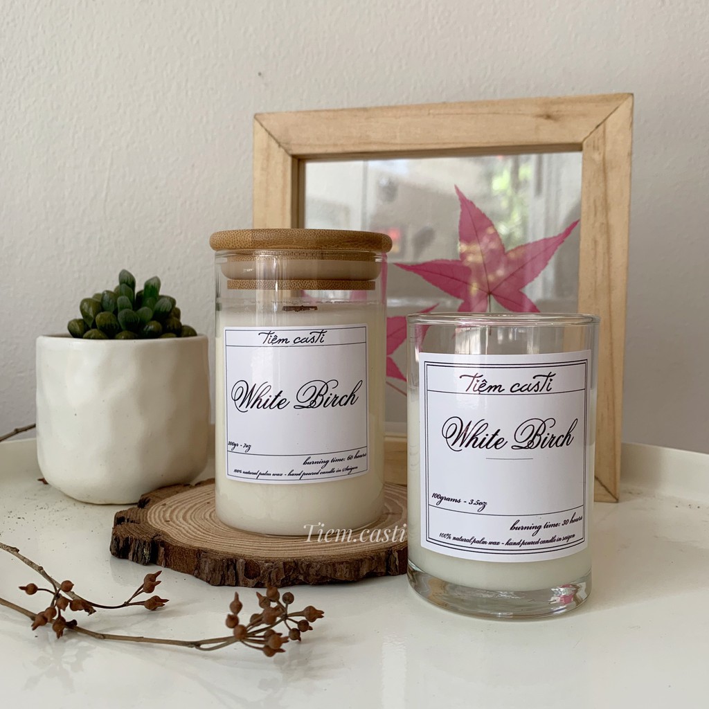 Nến Thơm Cao Cấp White Tea