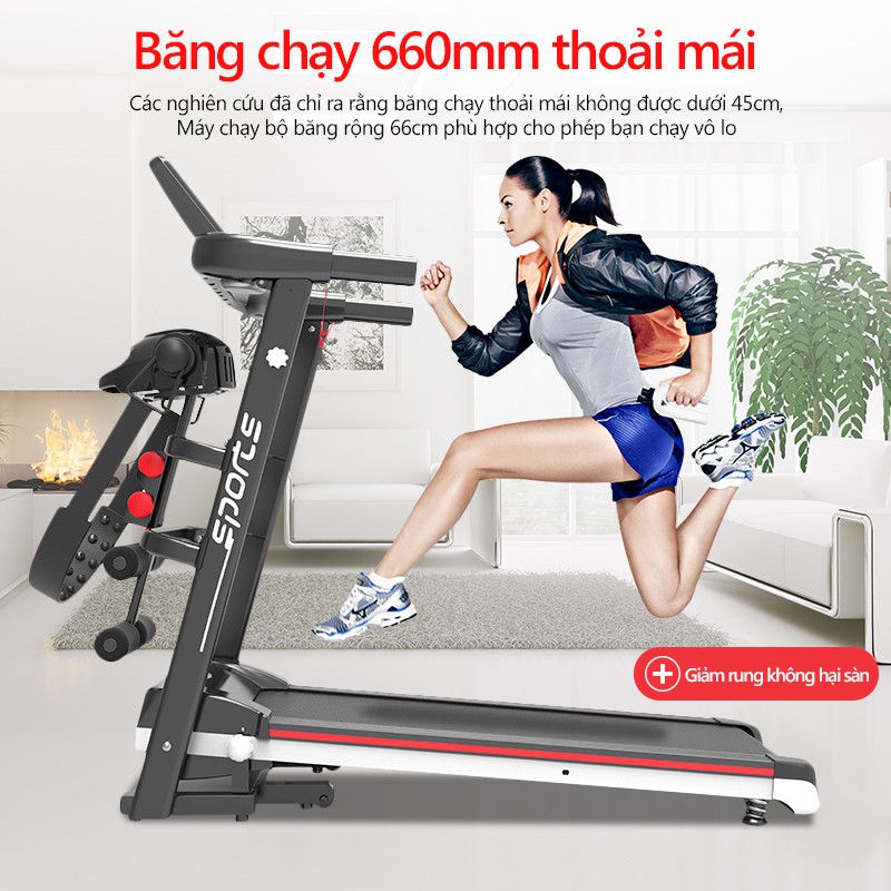 Máy chạy bộ điện động đa chức năng máy chạy gym tại nhà giữ dáng có thể gấp gọn giảm cân thon gọn vinhthuan.shop