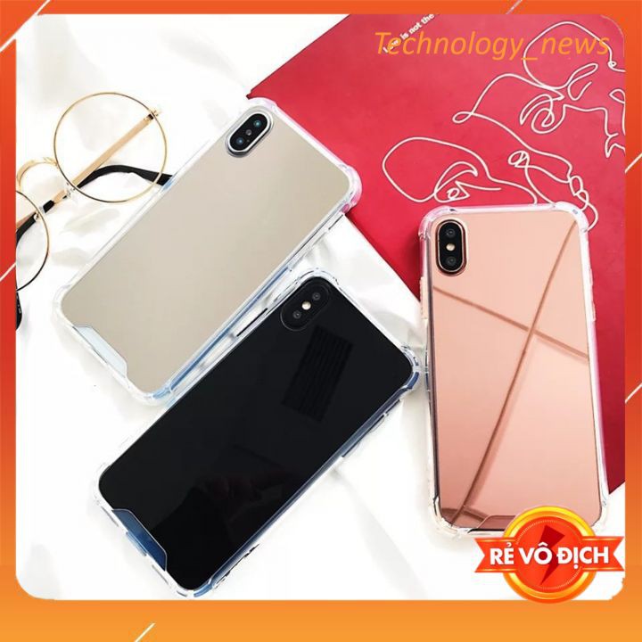 [GIÁ SỈ] Ốp Tráng gương kiêm Chống sốc iphone X/XS/XSMAX/7PLUS/8PLUS/6PLUS/6SPLUS/7/8/SE2020/5/5S/5SE SIÊU ĐẸP