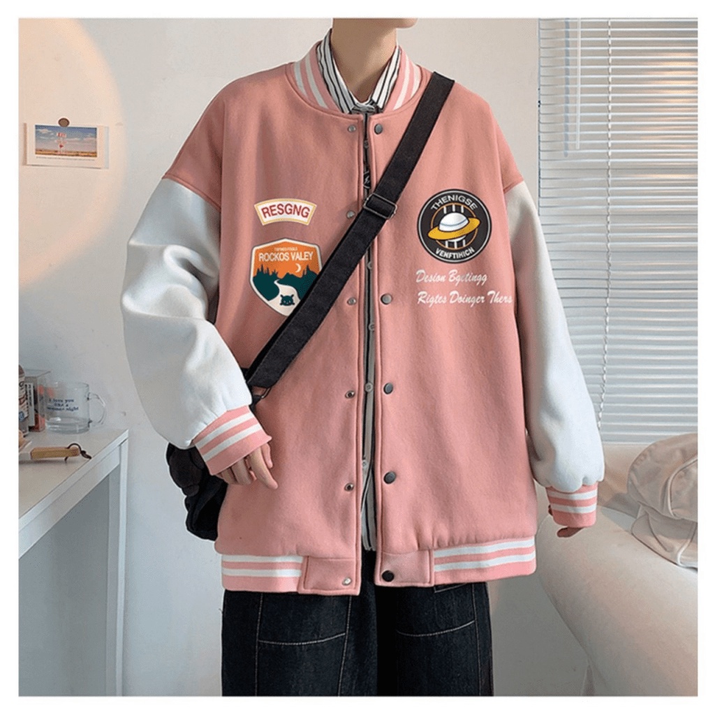 ÁO KHOÁC BOMBER NAM NỮ PHỐI HỌA TIẾT TÀU PHI HÀNH PHONG CÁCH CÁ TÍNH SÀNH ĐIỆU