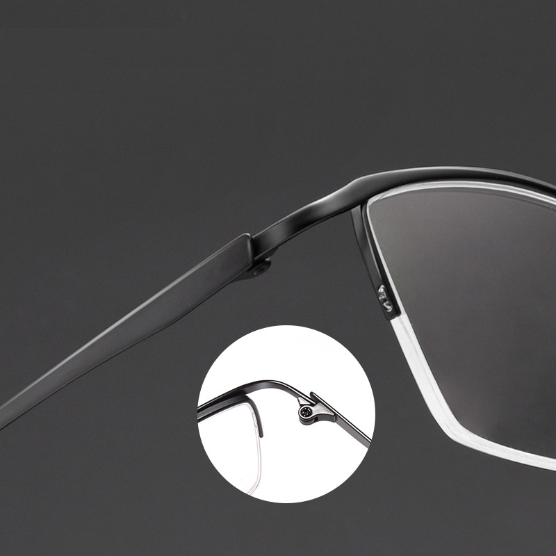 Hevia Kính Mắt Gọng Titan pt042 Thay Thế Thoải Mái Cho Nam