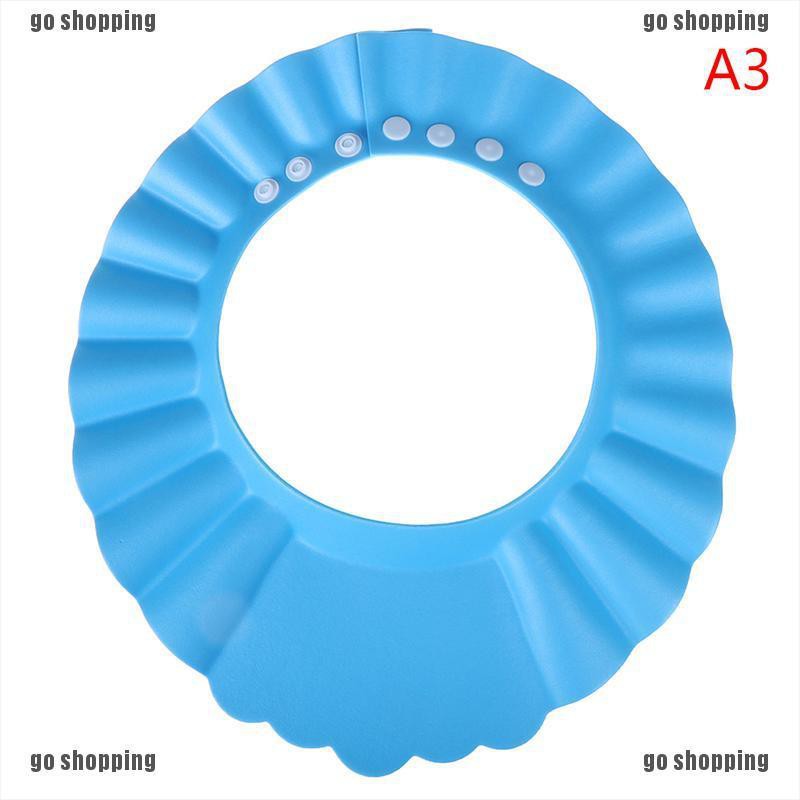 {go shopping}1Pc Adjustable Baby Kids Shampoo Bathing Shower Visor Cap Hat for Baby Care