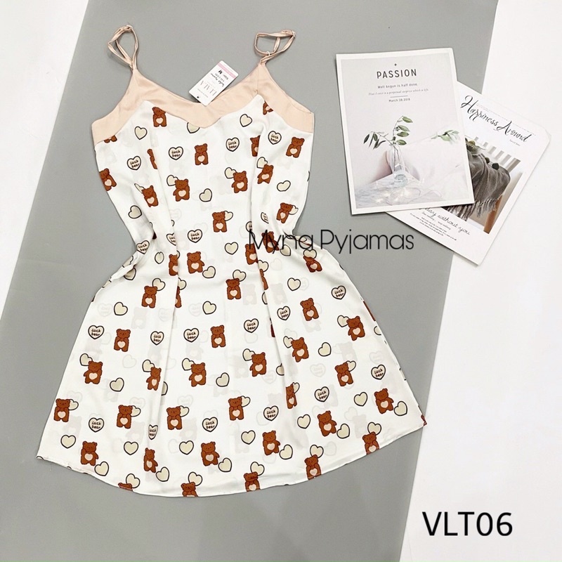 Váy lụa satin lẻ rẻ như buôn
