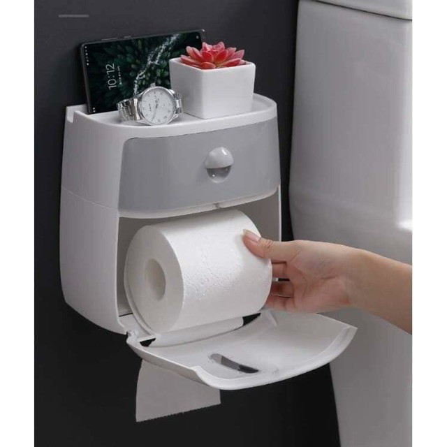 Hộp đựng giấy vệ sinh ECOCO mẫu mới siêu tiện dụng