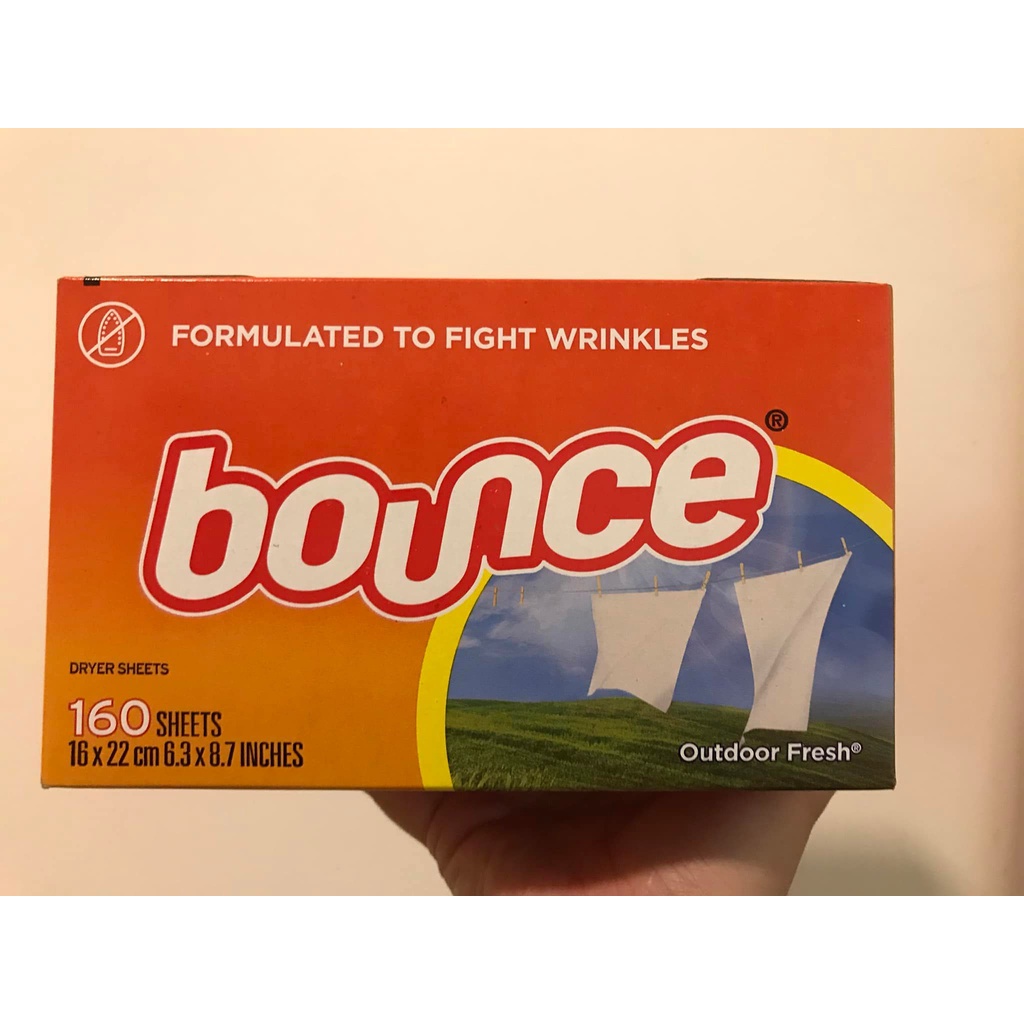Giấy Thơm Quần Áo Bounce Mỹ Hộp 160 Tờ