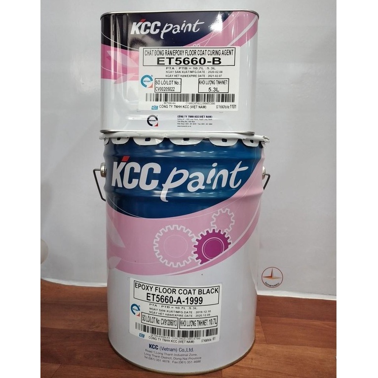 ET5660 A1999 (Bộ 16L ) - Màu Đen. Sơn phủ Epoxy hệ lăn 2 thành phần