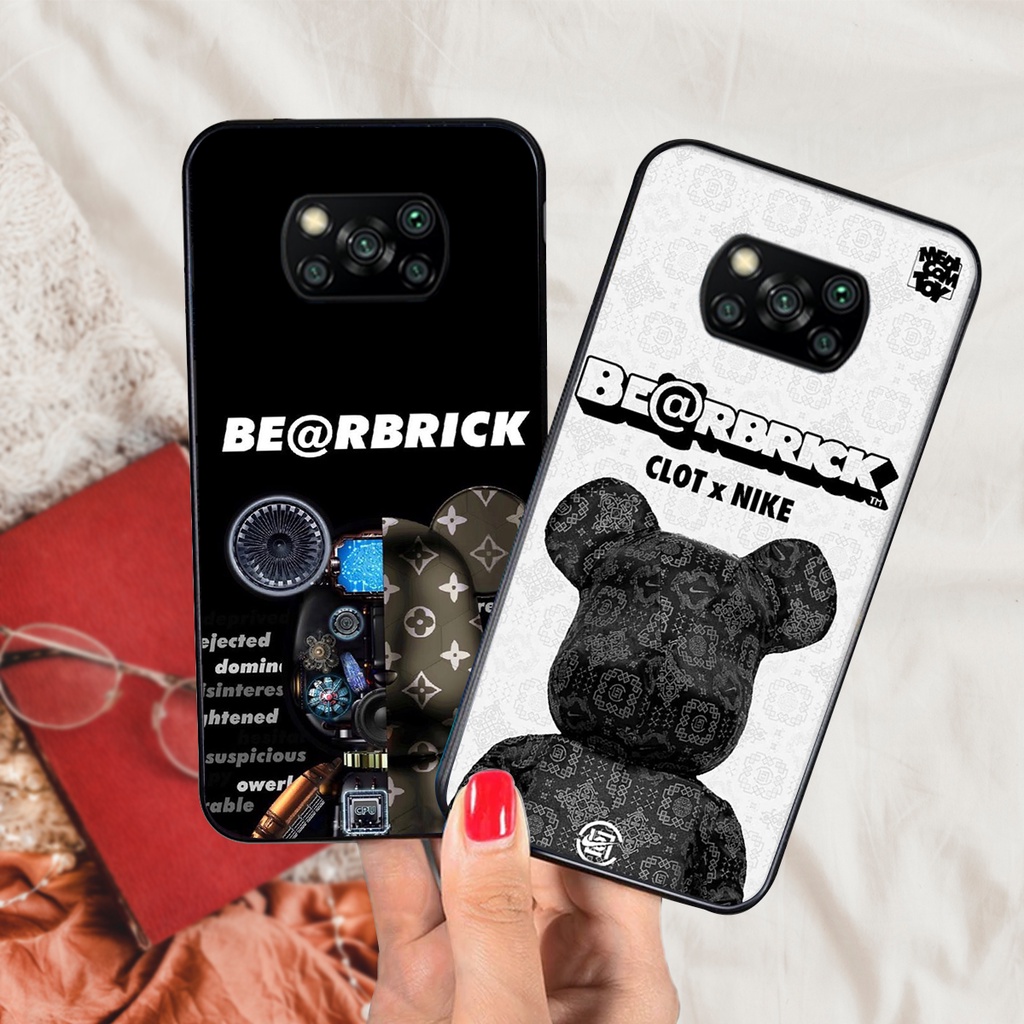 Ốp lưng điện thoại Xiaomi Poco X3 - Poco X3 Pro in hình gấu bearbrick cực đáng yêu-giá cực rẻ