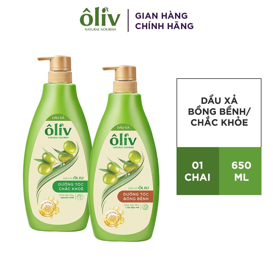 Dầu Xả Ôliv Dưỡng Tóc Bồng Bềnh/ Chắc Khỏe 650ml