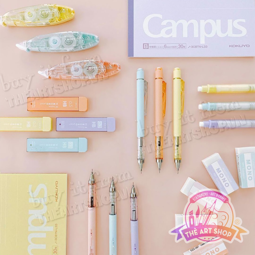 Bút chì cơ khí lắc đẩy ngòi TOMBOW Mono Graph FADED Limited phiên bản giới hạn Nhật Bản ngòi 0.5mm THEARTSHOP