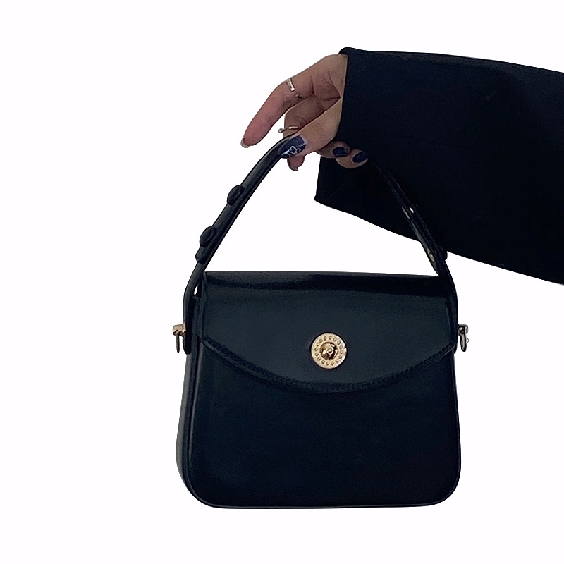 Túi kẹp nách/ xách tay IELGY hình vuông cỡ nhỏ phong cách cổ điển chất lượng cao cho nữ