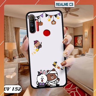 Ốp lưng Realme C3 lưng nhám viền dẻo
