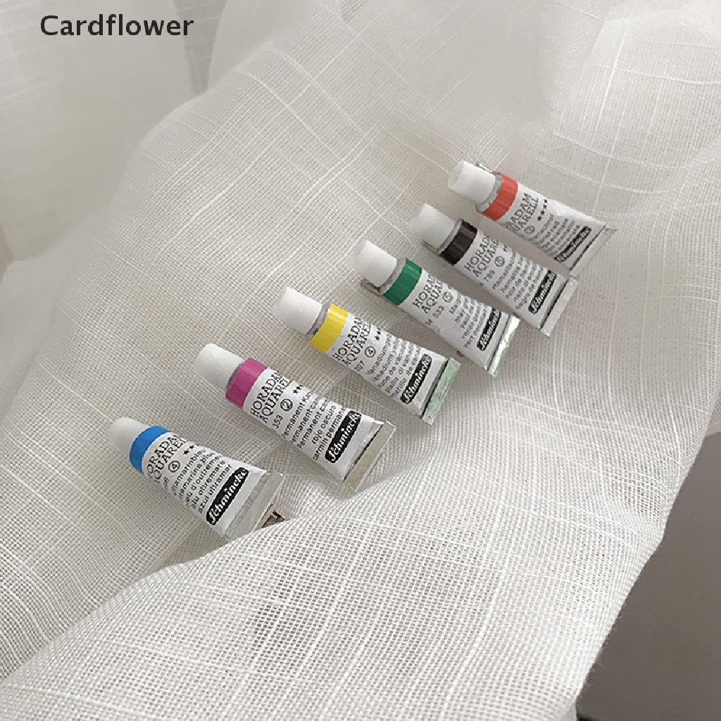 &lt; Cardflower &gt; Kẹp Tóc Mỏ Vịt Màu Nước Sơn Thủ Công Sáng Tạo Vui Nhộn Cho Nữ Đang Giảm Giá