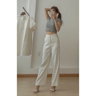 Áo croptop xám RUCHAN