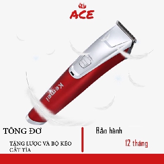 Tông đơ cắt tóc kemei, tông đơ cao cấp hàng nhập khẩu - Tặng bộ kéo cắt tỉa