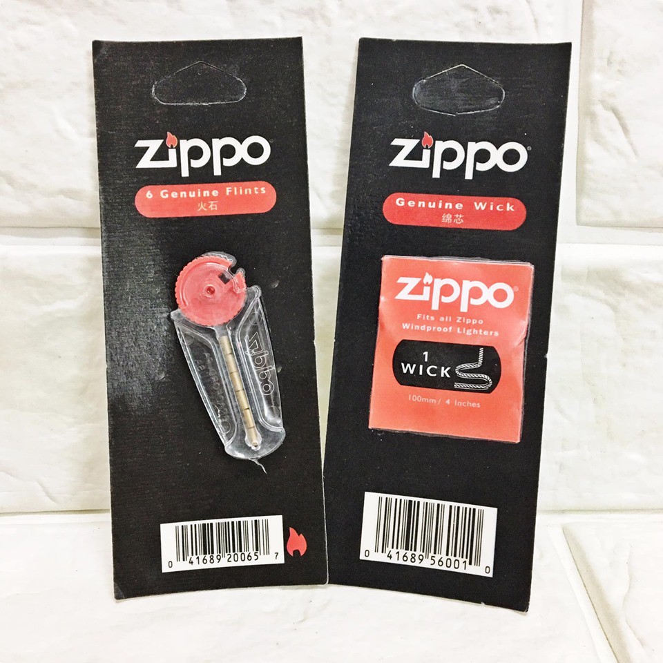 Combo Đá và Tim Zippo USA Mỹ chính hãng, Phụ kiện zippo