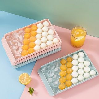  Khay Làm Đá Bi Tròn 33 Ô khuôn làm kem thạch bi tròn ngộ nghĩnh-khay đá 33v【hv40  CHMT   · 