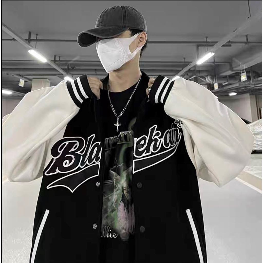 Áo Khoác Dù Bomber Big Size Từ 70Kg Đến 90Kg Thêu Blackaii