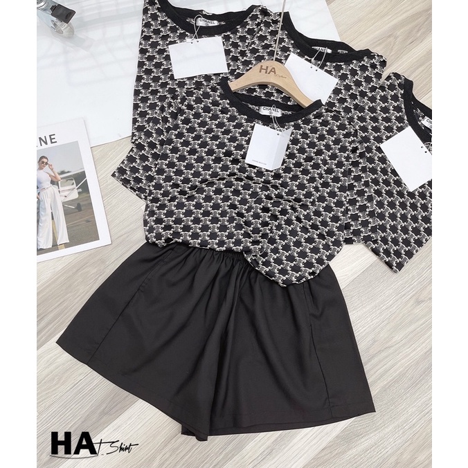 Bộ cộc lụa, set áo cộc lụa kèm quần hoạ tiết chanh xả