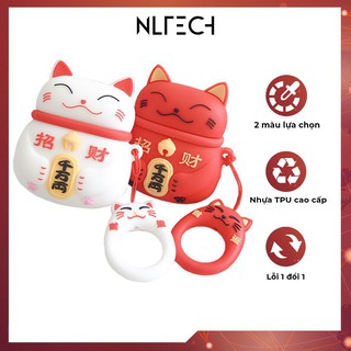 [ HÀNG CAO CẤP ] Bao case AIRPODS PRO mèo lucky - Lỗi đổi mới trong 30 ngày