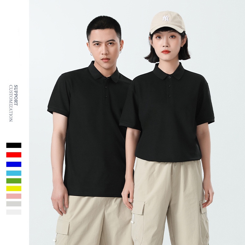 Áo thun polo WAFNHA tay ngắn màu trơn thời trang đơn giản dành cho cặp đôi